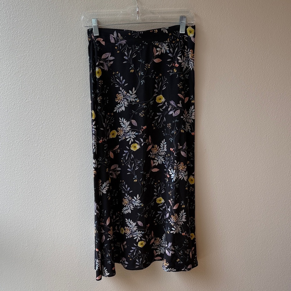 Amour Vert Blaze washable silk midi skirt